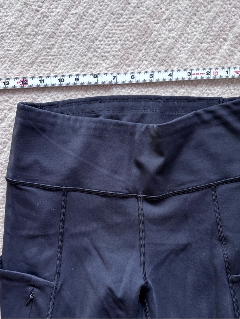 Athleta Black High-Rise Pocket Cropped Leggings Small - Picture 9 of 12